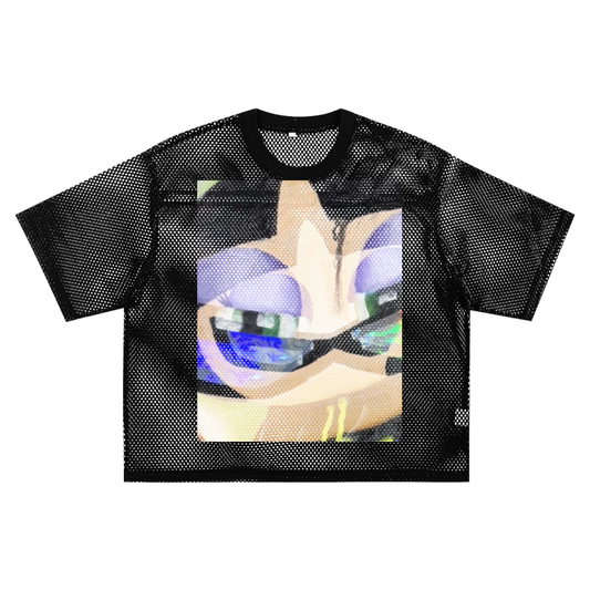 Buttercup Trippy See-Through Net T-Shirt